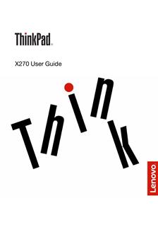 Lenovo ThinkPad X270 manual. Camera Instructions.